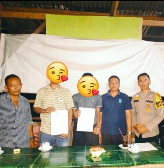 Pimpinan Daerah Muhammadiyah Rohul Apresiasi kinerja bhabinkamtibmas Desa Koto Tinggi
