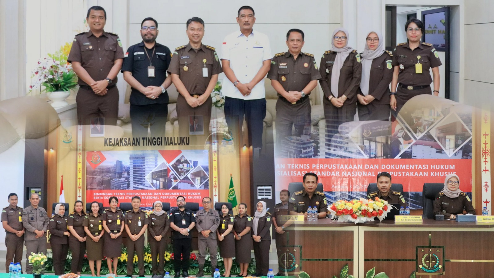 Kajati Maluku Agoes SP Sambut Baik Kunjungan Kerja Biro Hukum Dan Hubungan Luar Negeri Kejaksaan Agung Republik Indonesia