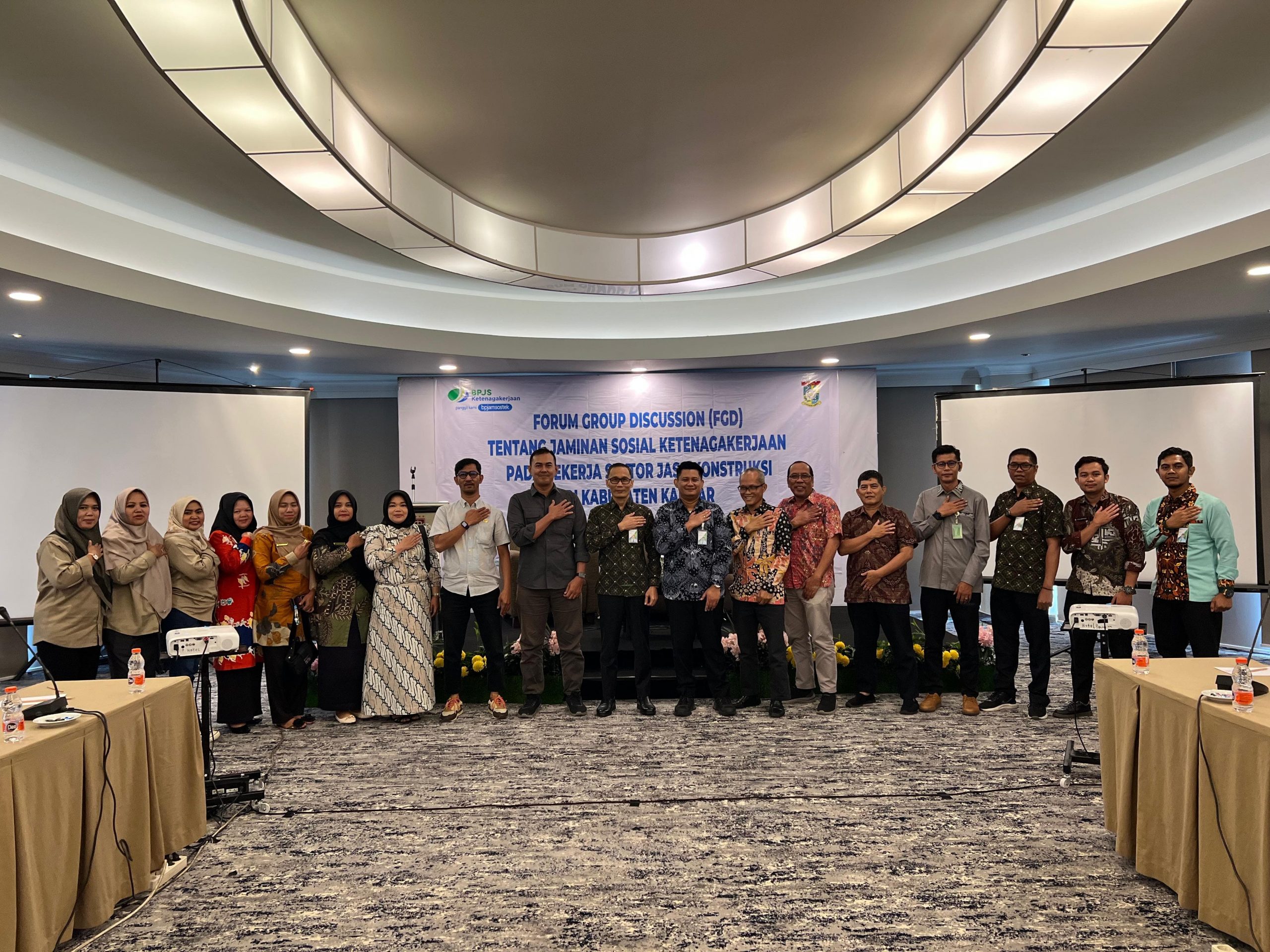 BPJAMSOSTEK Kampar Gelar FGD Optimalisasi Permenaker No. 5 Tahun 2021