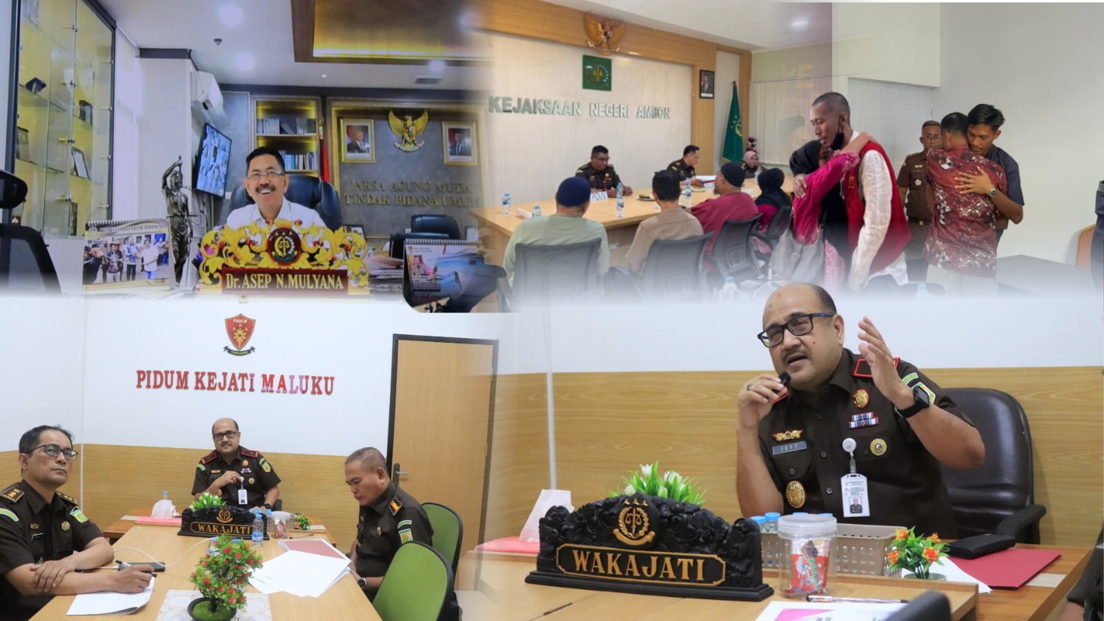 Kasus Pencemaran Nama Baik Dan Penyalahgunaan Narkotika Berhasil Dituntaskan Melalui Keadilan Restoratif Jajaran Kejaksaan Tinggi Maluku