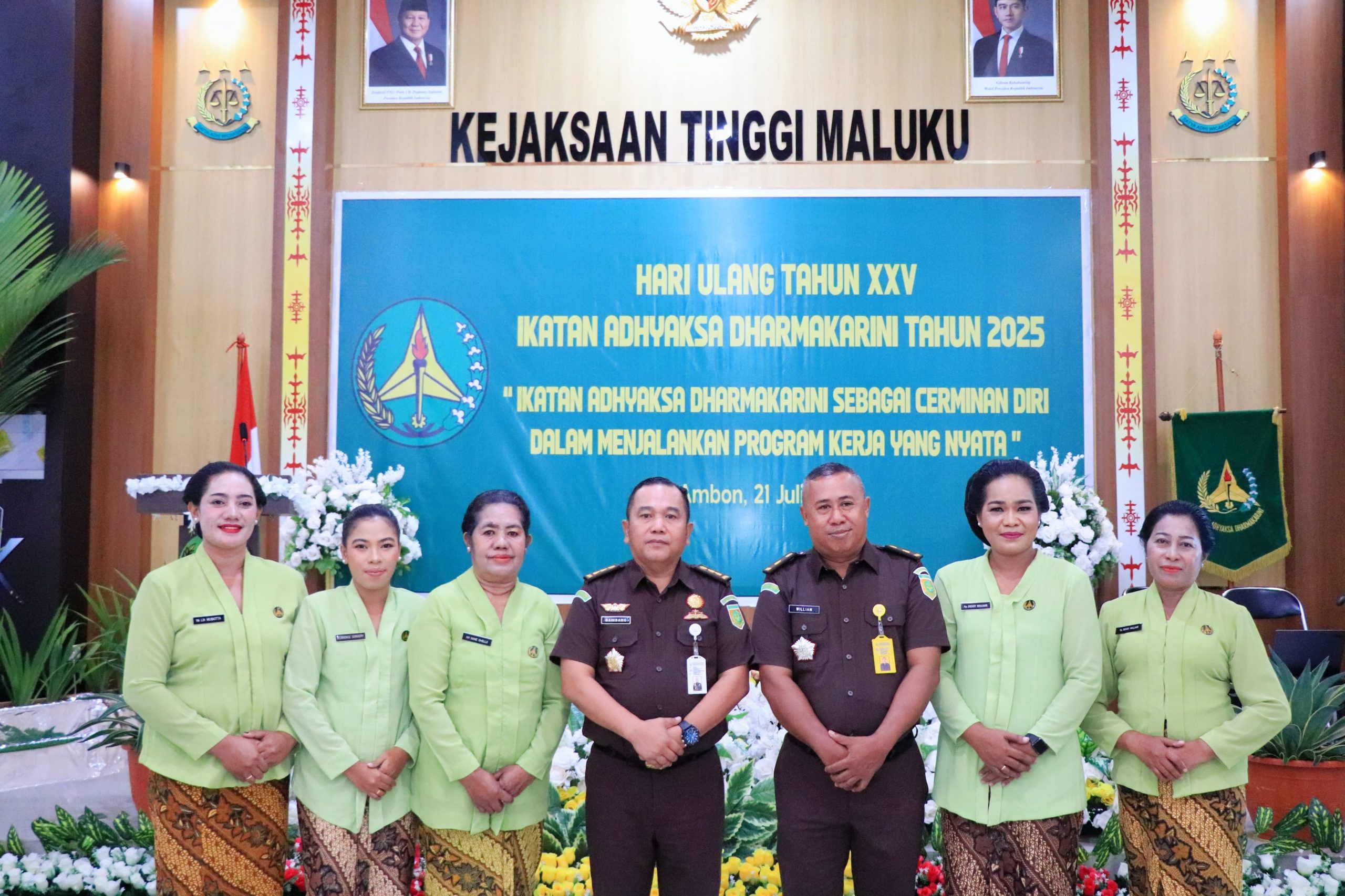 Plt. Kajari Seram Bagian Barat Hadiri Rangkaian Kegiatan Hari Ulang Tahun IAD Ke-XXV di Kejati Maluku