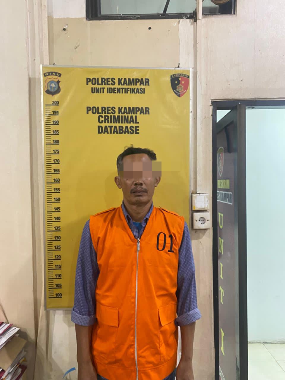 Rugikan Negara Rp 500 Juta Lebih, Kades Kusau Makmur di Tangkap Polres Kampar