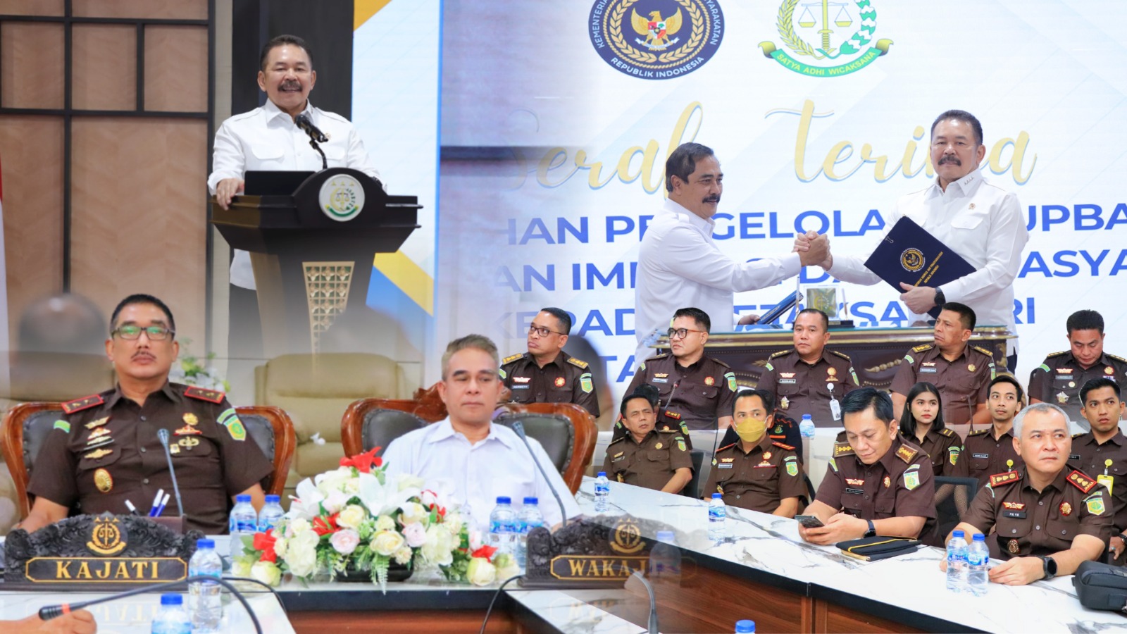 Kajati Maluku Agoes SP, Hadiri Pengalihan Pengelolaan RUPBASAN Tahap II Dari Kementerian Imigrasi Dan Pemasyarakatan Kepada Kejaksaan RI