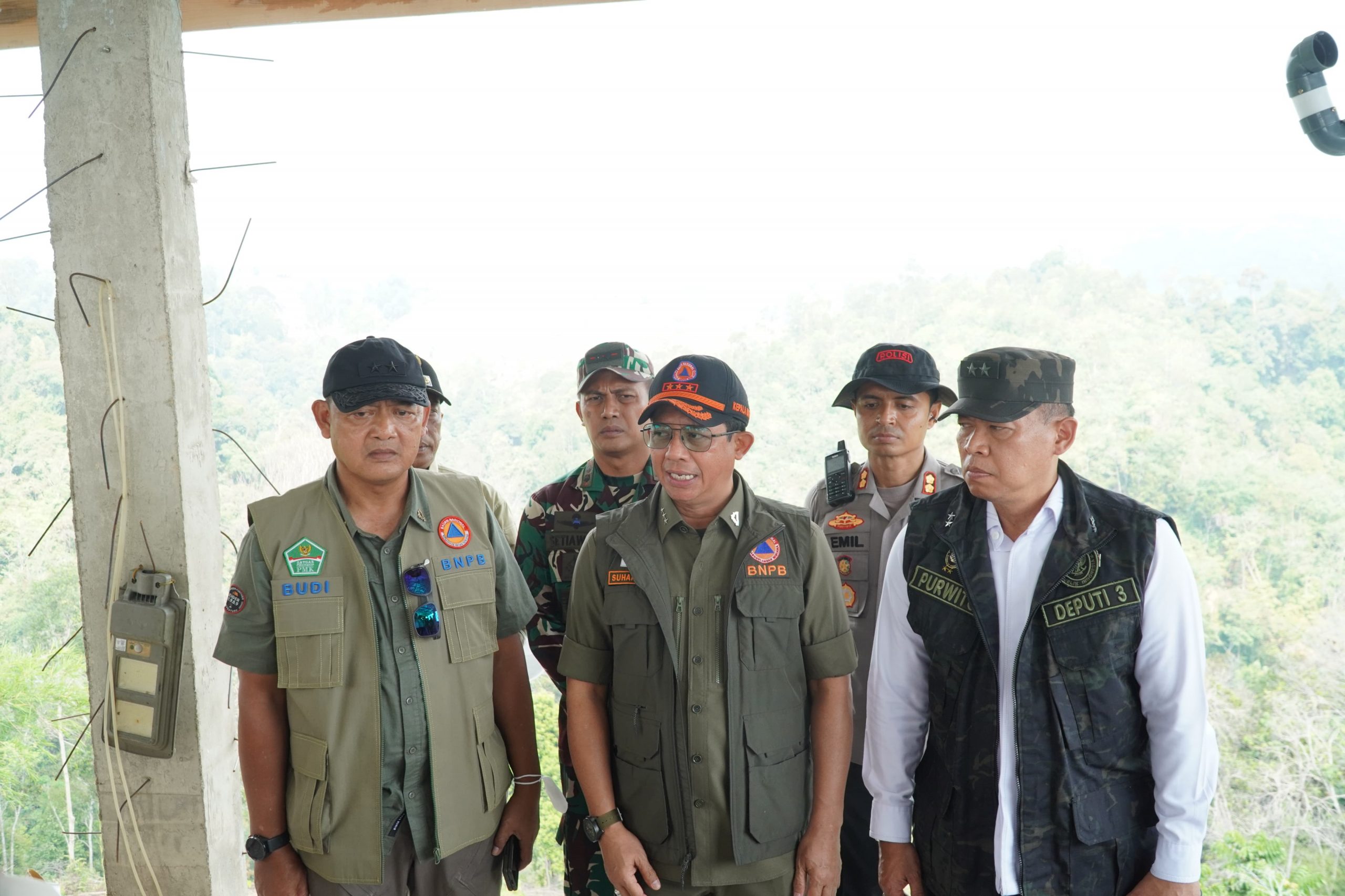 Terima Kunjungan Kepala BNPB, Kapolres AKBP Emil Siap Tuntaskan Karhutla di Rokan Hulu