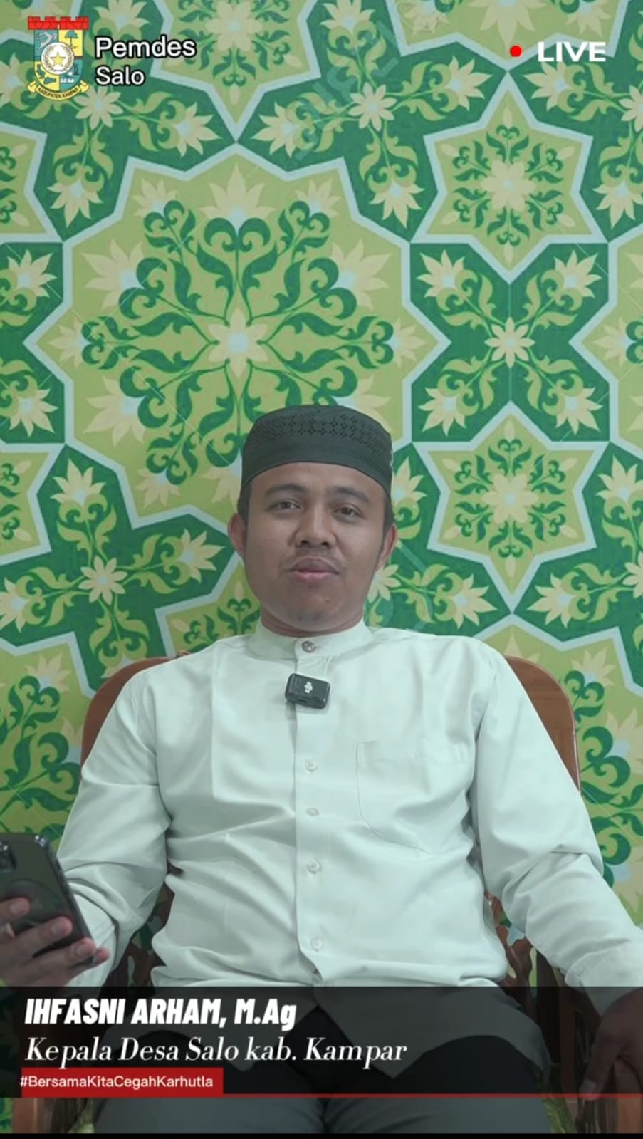 Pemerintah Desa Salo Serius Tangani Karhutla, Ajak Masyarakat Waspada