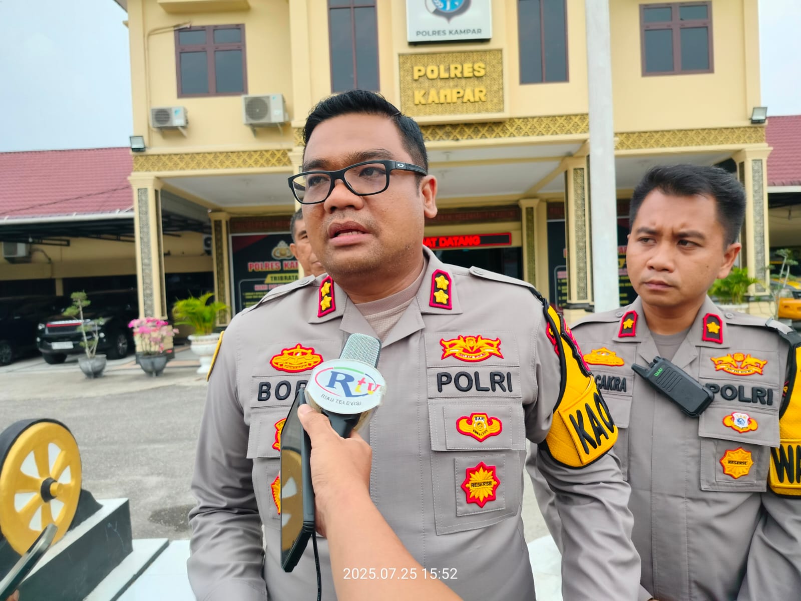 Kapolres Kampar Himbau Masyarakat Untuk Cegah Terjadi Karhutla, Ada Saksi Pidana Berat