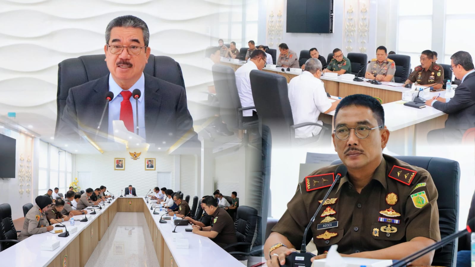 Kajati Maluku Bersama Gubernur Maluku Dan Jajaran Forkopimda Gelar Pertemuan Perihal Penertiban Tambang Emas Gunung Botak