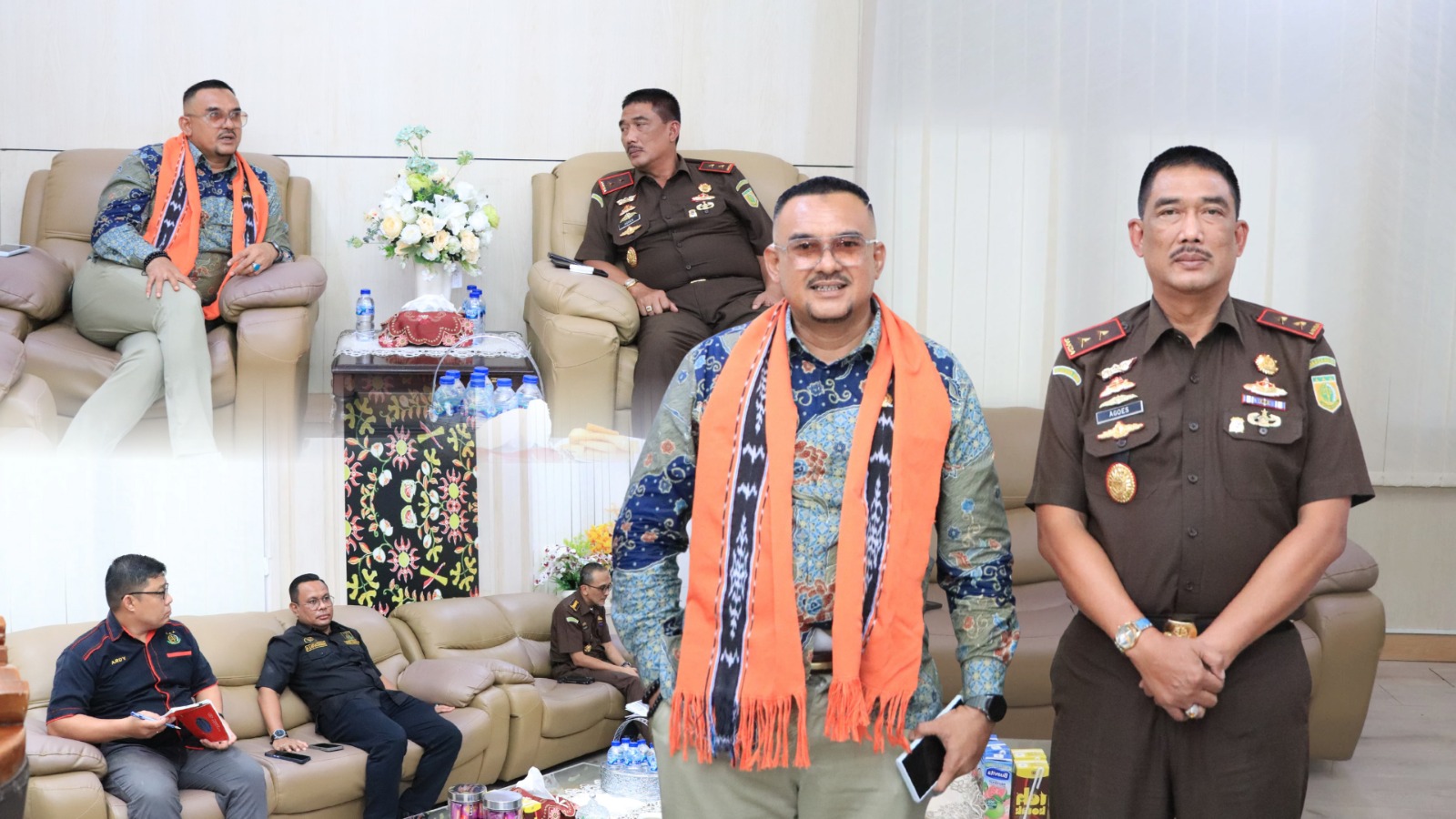 Kajati Maluku Agoes SP Sambut Silaturahmi Anggota DPD RI, Bisri AS Shiddiq Latuconsina