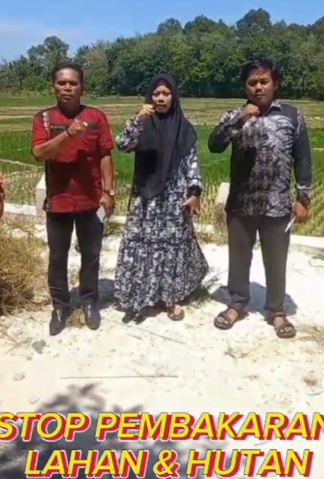 PJ Kades Pulau Tinggi Ingatkan Warga : Jangan Bakar Hutan dan Lahan!