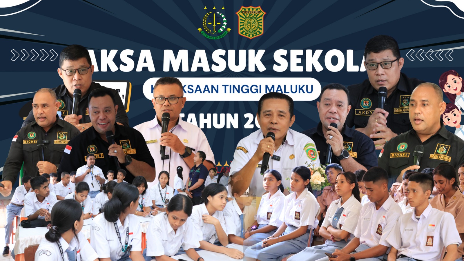 Jaksa Masuk Sekolah, Cegah Bullying Dan Penyalahgunaan Medsos Di SMA Negeri 6 Ambon Dan SMA Pertiwi Ambon