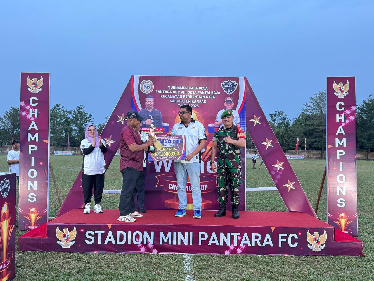 Kapolres Kampar dan Pejabat Lainnya Hadiri Penutupan Pantara Cup VIII, Dorong Prestasi Olahraga di Kampar