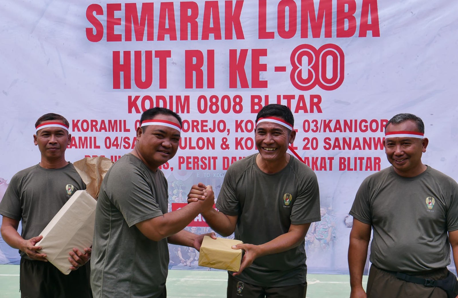 Guyub Rukun Kompak Dan Gembira, Kodim 0808 Meriahkan Lomba Menyambut HUT RI Ke 80 Di Blitar