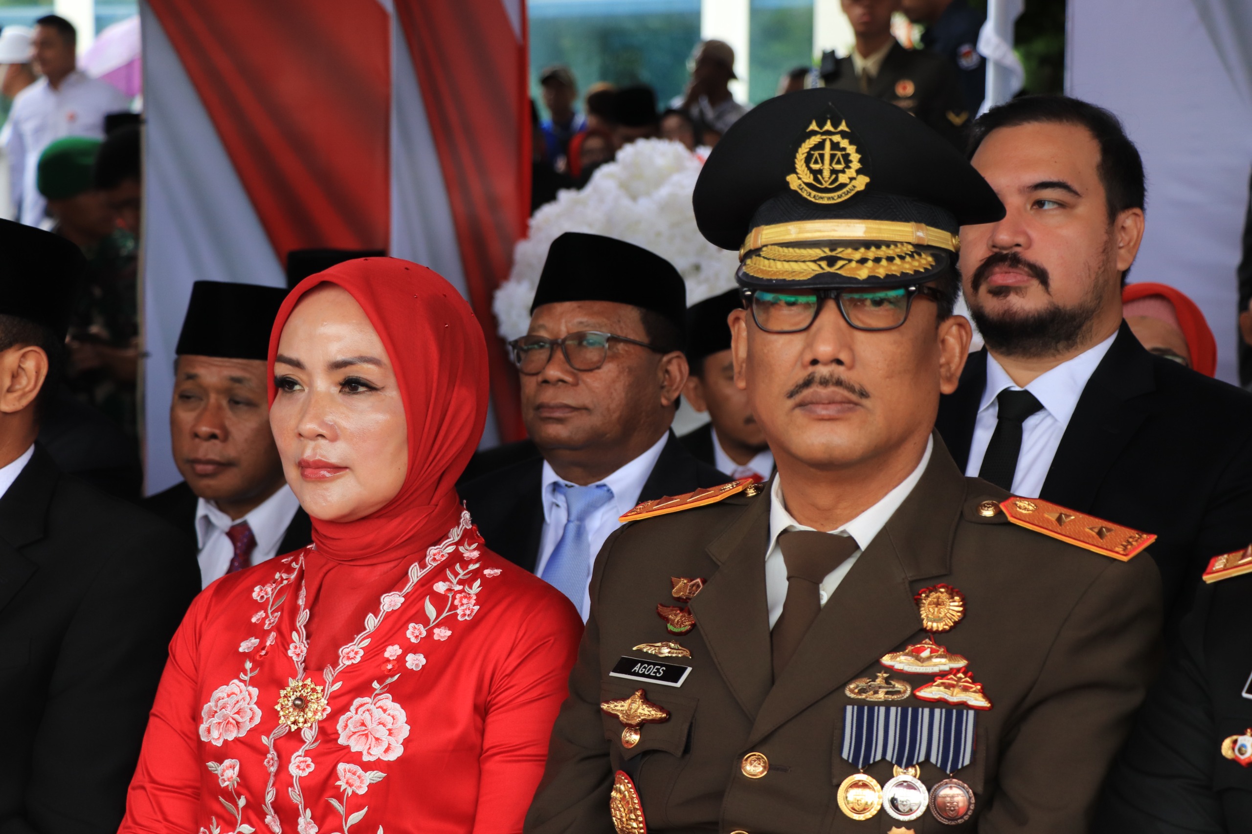 Kajati Maluku Agoes SP Bersama Jajaran Forkopimda Maluku Dalam Upacara HUT Kemerdekaan Republik Indonesia Ke-80