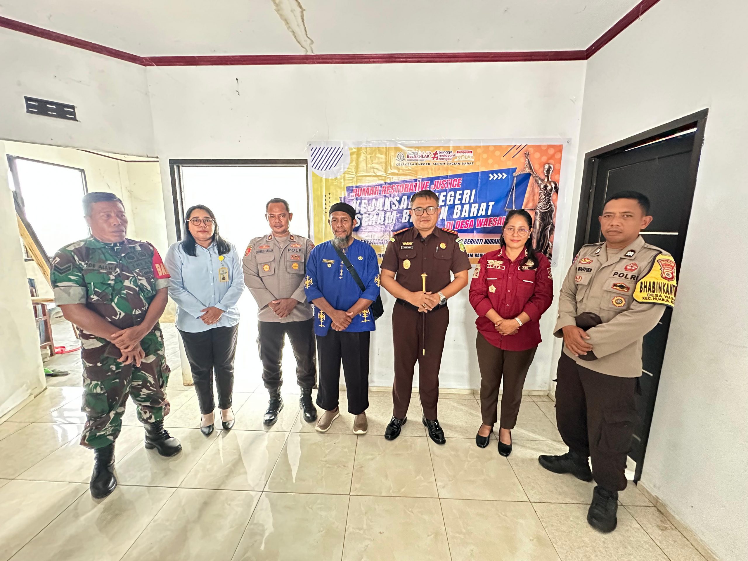 Kajari SBB Resmikan Rumah Restorative Justice di Waesala