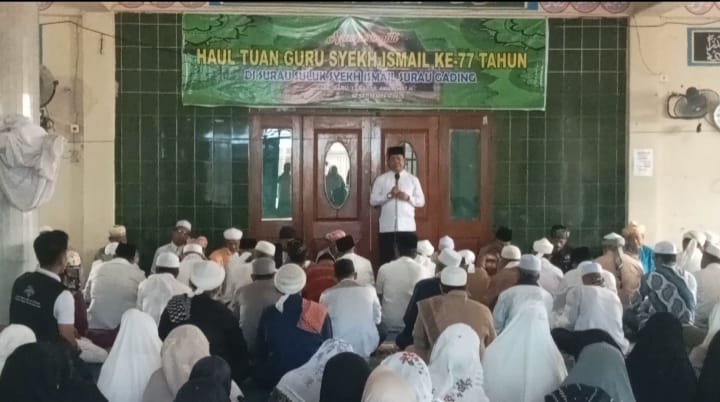 Wabup Rohul , Sauafaruddin Poti Hadiri Haul Tuan Guru Syekh Ismail Ke – 77