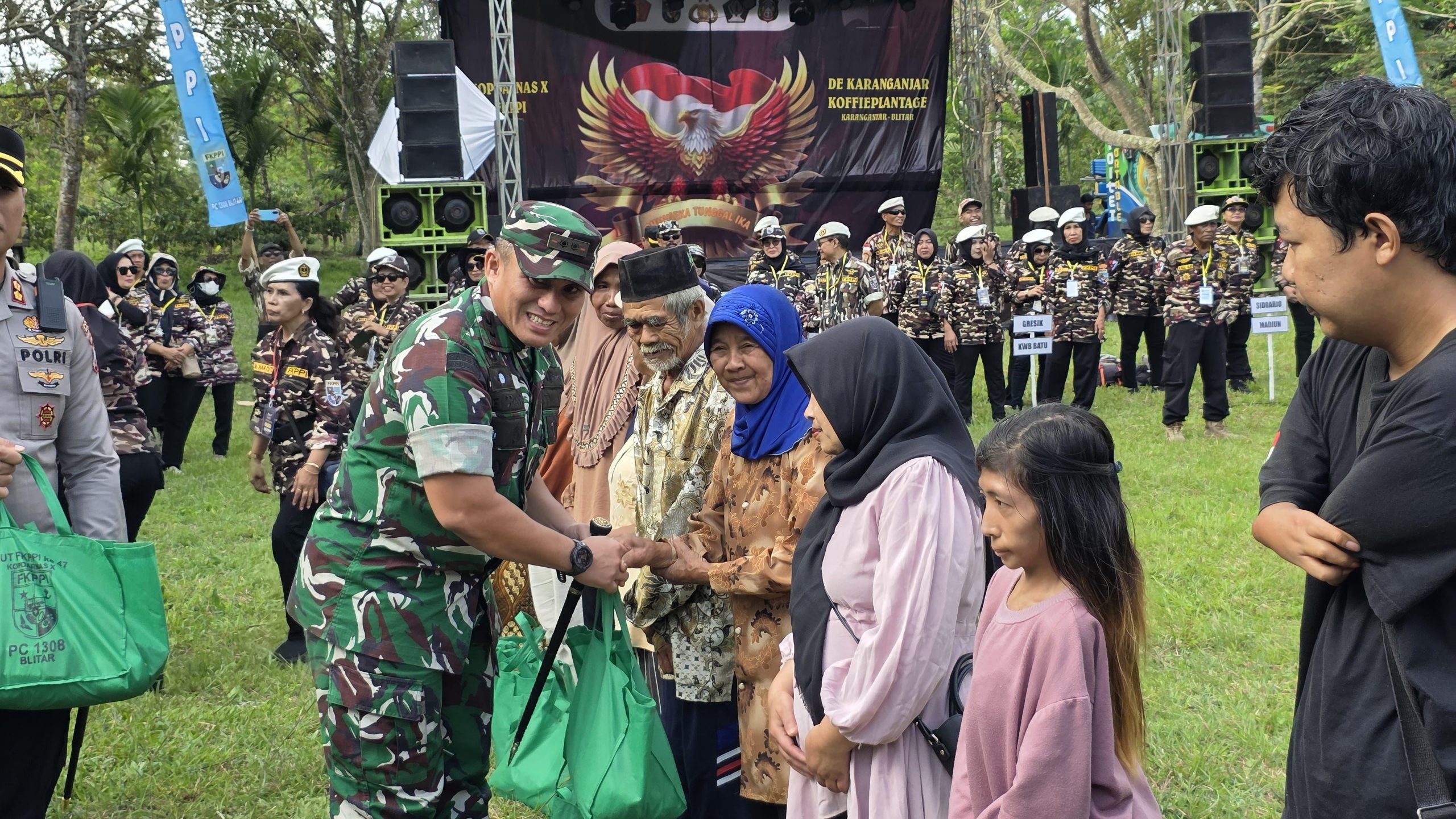 FKPPI Blitar Gelar Apel HUT Ke 47 Dan Pembukaan Kopdarnas X Di Perkebunan Kopi Karanganyar