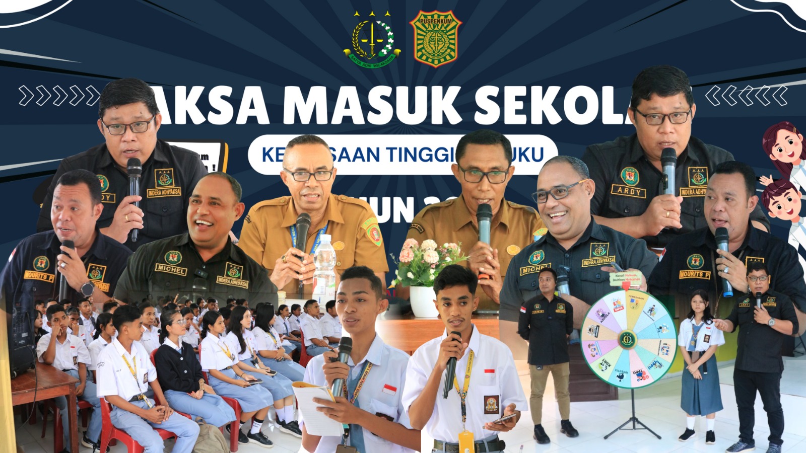 Jaksa Masuk Sekolah : Cegah Bullying Dan Penyalahgunaan Medsos Di SMK Negeri 5 Dan SMA Negeri 7 Ambon