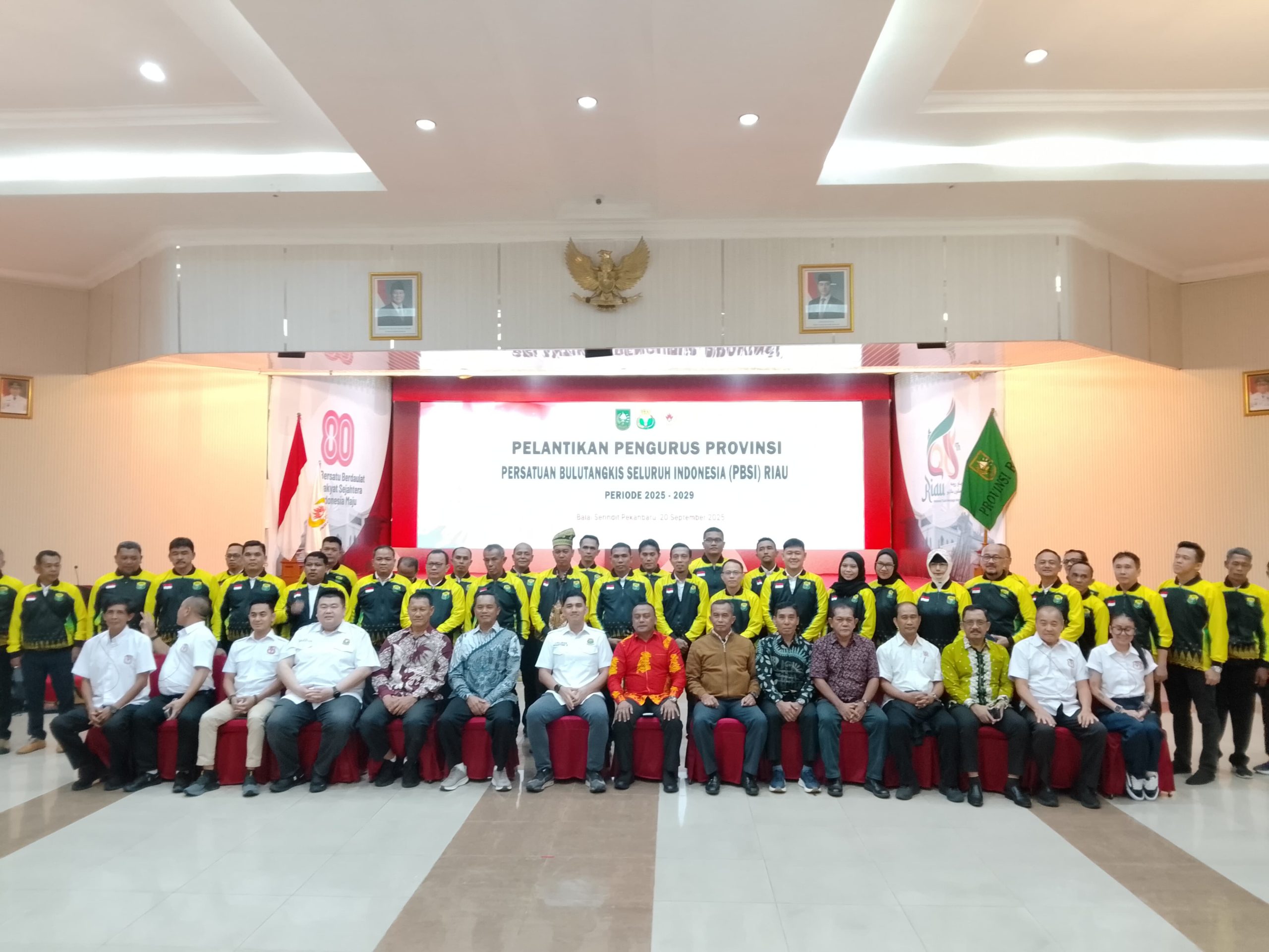 Resmi Dilantik, Pengurus PBSI Riau Siap Berkolaborasi Tingkatkan Prestasi Bulutangkis
