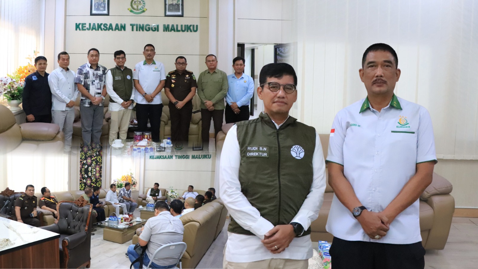 Kajati Maluku Agoes SP Terima Kunjungan Direktur Penindakan Pidana Kehutanan