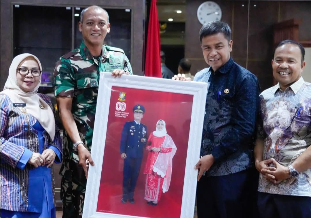 Bupati dan Wakil Bupati Kampar Sambut Hangat Kedatangan Dansathanlan Letkol Pom Eka Wahyudi