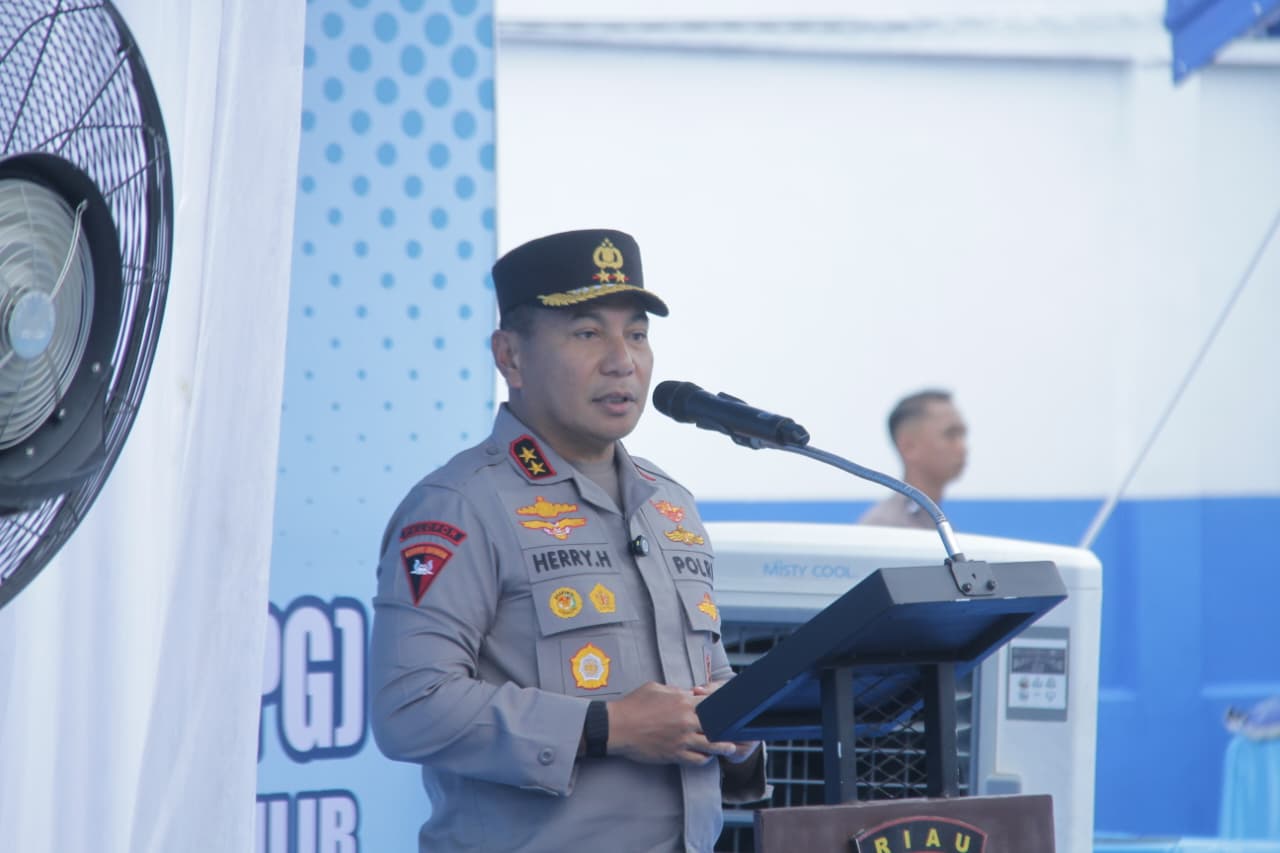 Kapolda Riau Resmikan SPPG di Inhil