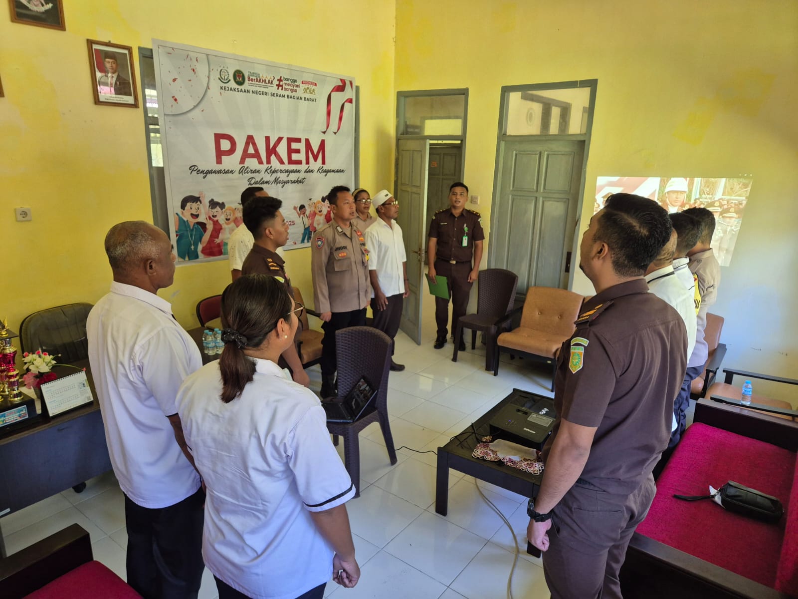 Kejari Seram Bagian Barat Melaksanakan Kegiatan Pengawasan Aliran Kepercayaan Dan Aliran Keagamaan Dalam Masyarakat