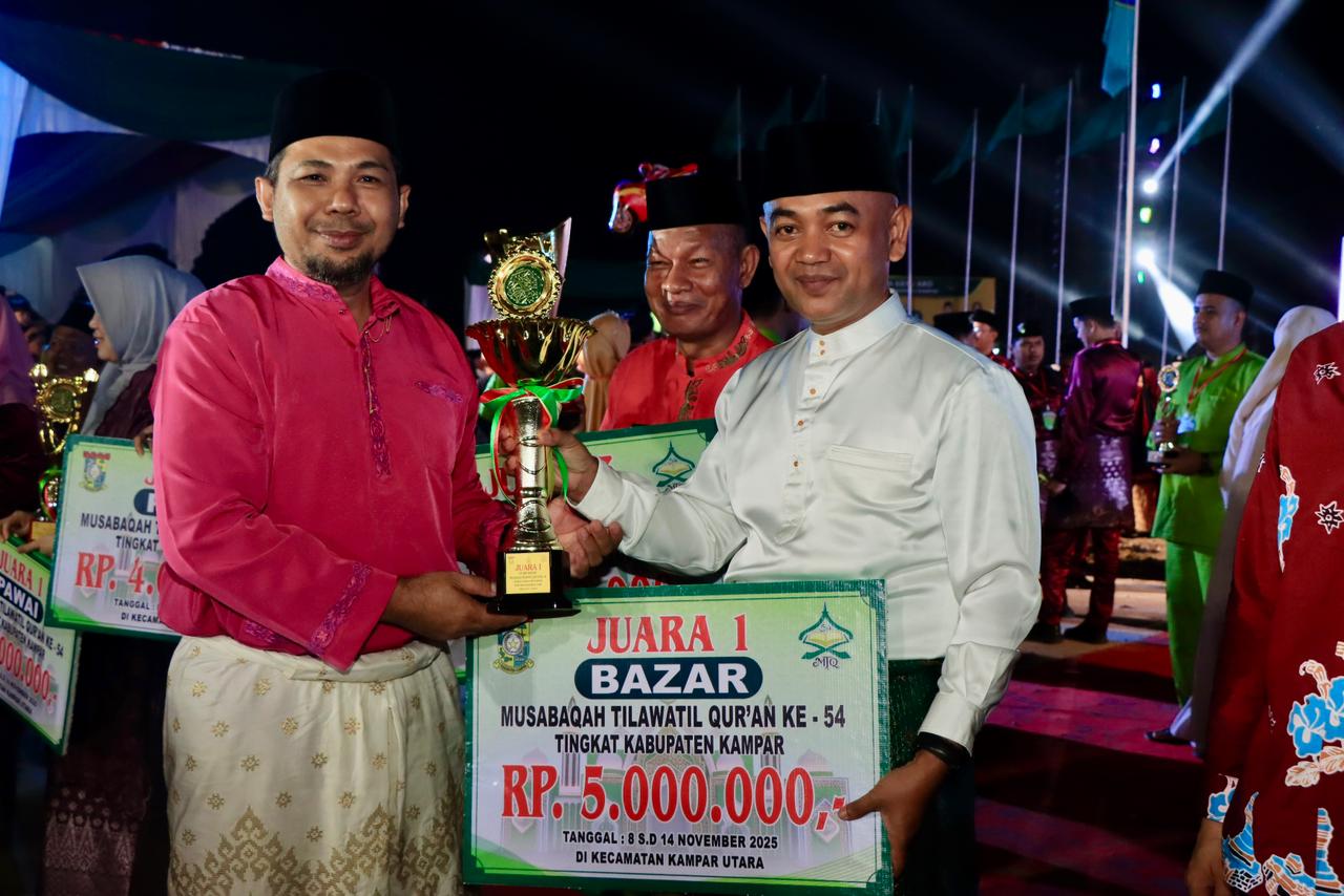 Angkat Tema Ikon Wisata Danau Bokuok, Stand Bazaar MTQ Ke-54 Kecamatan Tambang Sabet Juara Pertama